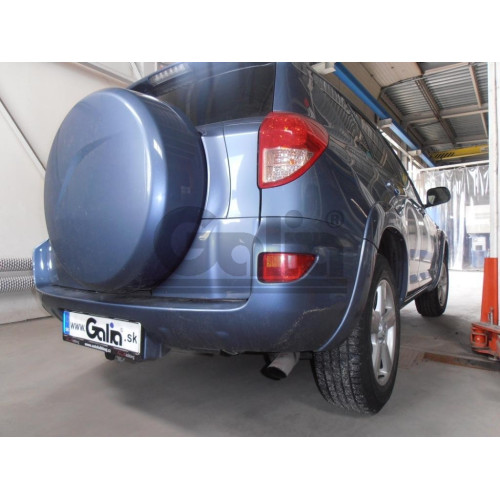 T058A GALIA Полностью оцинкованный фаркоп на Toyota RAV4 2006-2013. Тип шара: A. Установка без снятия и выреза бампера. Нагрузки: 2000/90 кг, масса фаркопа 19,02 кг