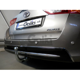 T062C GALIA Полностью оцинкованный фаркоп на Toyota Auris универсал 2013-2018. Подрозетник убирается за бампер. Тип шара: C (горизонтальный съемный). Устан