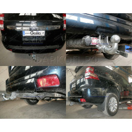T065C GALIA Полностью оцинкованный фаркоп на Toyota Land Cruiser Prado J120 2003-2009, J150 2009-2023, Lexus GX 470 2003-2009, GX 460 2009-2023. Тип шара: C (горизонтальный съемный). Невидим