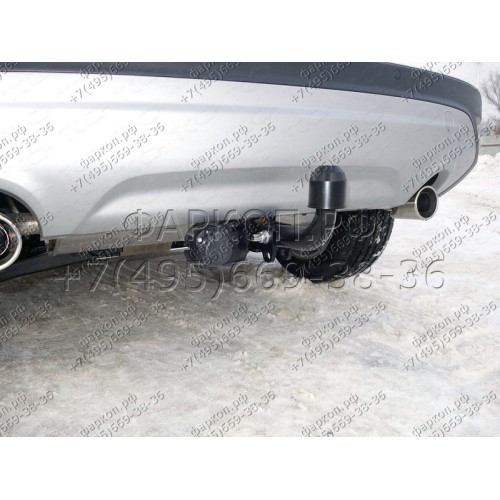 TCU00042 ТСС Распродажа! Фаркоп оцинкованный на Ford Kuga 2016-2019 без подрезки бампера. Тип шара: A. Нагрузки: 1500/75 кг