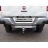 TCU00087 ТСС Распродажа! Фаркоп оцинкованный на Fiat Fullback 2016-2019 (для а/м с задним бампером) с накладкой с надписью Fullback без подрезки бампера. Тип шара: E (шаровый узел под американский квадрат). Нагрузки: 1800/100 кг
