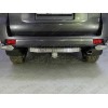 TCU00170 ТСС Фаркоп на Toyota Land Cruiser Prado 150 Black Onyx 2020-2023 с накладкой с надписью Land Cruiser без подрезки бампера. Тип шара: E (шаровый узел под американский квадрат). Нагрузки: 1800/120 кг