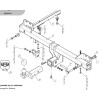 TCU00173 ТСС Фаркоп на Geely Tugella 2020-2024, KnewStar 001 2024-. Требуется подрезка бампера. Тип шара: E (шаровый узел под американский квадрат). Нагрузки: 1000/75 кг