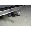 TCU00173 ТСС Фаркоп на Geely Tugella 2020-2024, KnewStar 001 2024-. Требуется подрезка бампера. Тип шара: E (шаровый узел под американский квадрат). Нагрузки: 1000/75 кг