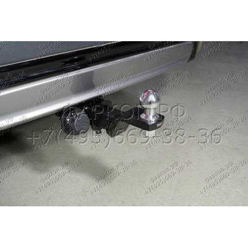 TCU00173 ТСС Фаркоп на Geely Tugella 2020-2024, KnewStar 001 2024-. Требуется подрезка бампера. Тип шара: E (шаровый узел под американский квадрат). Нагрузки: 1000/75 кг