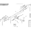 TCU00292N ТСС Фаркоп на Genesis GV80 2020- без подрезки бампера. Тип шара: E (шаровый узел под американский квадрат с нержавеющим шаром). Нагрузки: 1250/75 кг