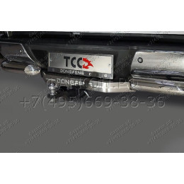 TCU00347N ТСС Распродажа! Фаркоп оцинкованный на Dongfeng DF6 2.3D AT Luxury 2022-. Требуется подрезка бампера. Тип шара: E (шаровый узел под американский квадр