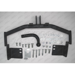 TY 21 AVTOS Фаркоп на Toyota Land Cruiser 120 2002-2009, Lexus GX 2003-2009 без подрезки бампера. Тип шара: A. Нагрузки: 1250/75 кг, масса фаркопа 22,5 кг (без электрики в компле