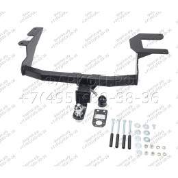 H.T67.E HALTY Фаркоп на Toyota Probox / Suceed 2WD/4WD 2002-2014 без подрезки бампера. Тип шара: E. Нагрузки: 550/75 кг, масса фаркопа 18,5 кг