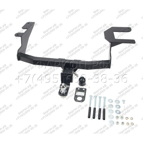 H.T67.E HALTY Фаркоп на Toyota Probox / Suceed 2WD/4WD 2002-2014 без подрезки бампера. Тип шара: E. Нагрузки: 550/75 кг, масса фаркопа 18,5 кг