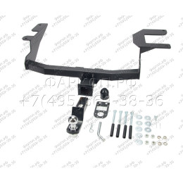 H.T67.E HALTY Фаркоп на Toyota Probox / Suceed 2WD/4WD 2002-2014 без подрезки бампера. Тип шара: E. Нагрузки: 550/75 кг, масса фаркопа 18,5 кг