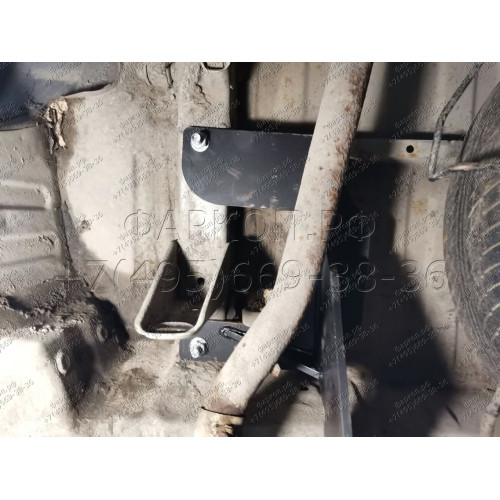 H.T67.E HALTY Фаркоп на Toyota Probox / Suceed 2WD/4WD 2002-2014 без подрезки бампера. Тип шара: E. Нагрузки: 550/75 кг, масса фаркопа 18,5 кг