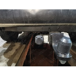 H.T67.E HALTY Фаркоп на Toyota Probox / Suceed 2WD/4WD 2002-2014 без подрезки бампера. Тип шара: E. Нагрузки: 550/75 кг, масса фаркопа 18,5 кг