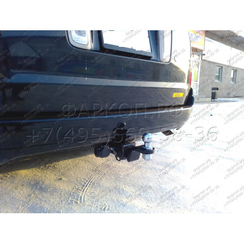 H.T67.E HALTY Фаркоп на Toyota Probox / Suceed 2WD/4WD 2002-2014 без подрезки бампера. Тип шара: E. Нагрузки: 550/75 кг, масса фаркопа 18,5 кг