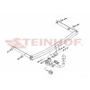 V-072 STEINHOF Фаркоп на Volkswagen Golf V универсал 06/2007-2009, Volkswagen Jetta V седан 2005-12/2010. Требуется подрезка бампера. Тип шара: A. Нагрузки: 1800/75 кг, масса фаркопа 17,5 кг (без электрики в комплекте)