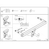 V084C GALIA Полностью оцинкованный фаркоп на Volvo XC70 2007-2016. Тип шара: C (горизонтальный съемный). Невидимый вырез бампера. Нагрузки: 2100/90 кг, масса фаркопа 19,57 кг
