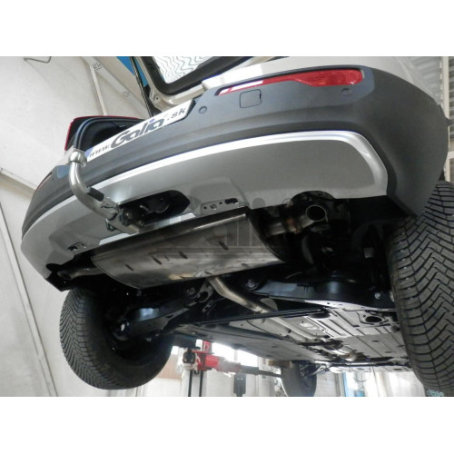 V094C GALIA Полностью оцинкованный фаркоп на Volvo XC40 2017-, Volvo C40 2021-. Подрозетник убирается за бампер. Тип шара: C (горизонтальный съемный). Невидимый вырез бампера. Нагрузки: 2200/140 кг, масса фаркопа 16,92 кг