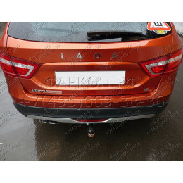 VAZ-70 AVTOS Фаркоп на Lada Vesta SW, Vesta SW Cross 2017-2022. Необходима подрезка бампера. Тип шара: A. Нагрузки: 1100/75 кг, масса фаркопа 16 кг (без электрики в компле