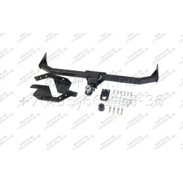 H.T76.E HALTY Фаркоп на Toyota Voxy 2WD/4WD 2007-2014, Toyota Noah 2WD/4WD 2007-2014 без подрезки бампера. Тип шара: E. Нагрузки: 750/75 кг, масса фаркопа 25 кг