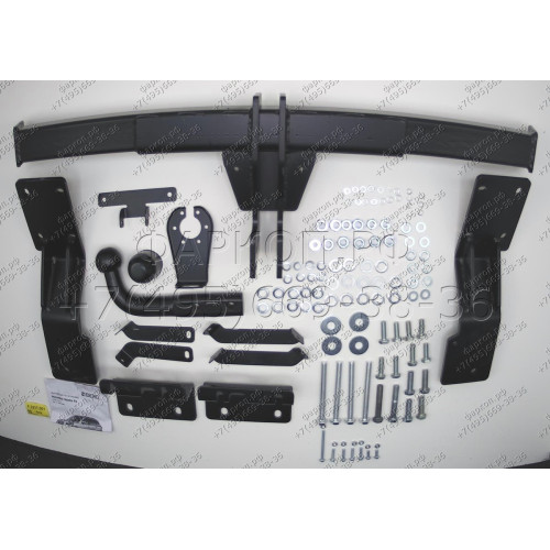 F.2317.001 BERG Фаркоп на Hyundai Santa Fe 2006-2012. Требуется подрезка бампера. Тип шара: A. Нагрузки: 2000/75 кг, масса фаркопа 24,8 кг (без электрики в комплекте)