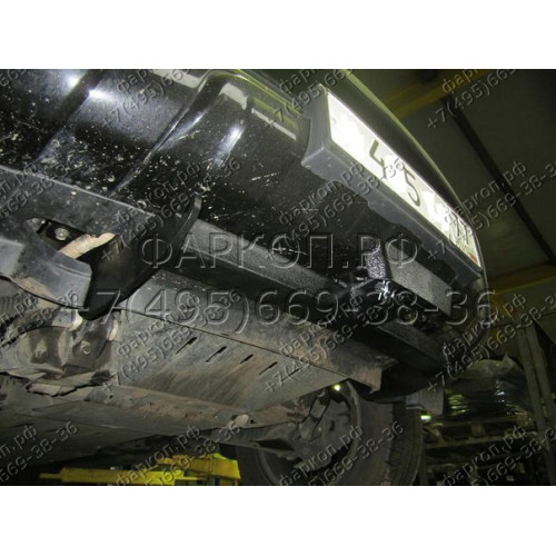 FA 0726-E Бизон Фаркоп ПЕРЕДНИЙ на Nissan Pathfinder R51 2004-2014 без подрезки бампера. Тип шара: E (легкосъемный шар под квадрат). Нагрузки: 3500/120 кг. Не комплектуется электрикой