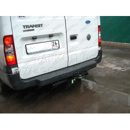 F116-FC Лидер-плюс ТСУ для Ford Transit фургон, с задней подножкой 2000-2014 без снятия и выреза бампера. Тип шара: FC. Нагрузки: 1200/50 кг, масса фаркопа 22,54 кг