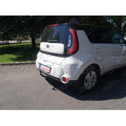 6754-A ORIS Фаркоп на Kia Soul 2014-2019. Необходима подрезка бампера. Тип шара: A. Нагрузки: 1100/75 кг, масса фаркопа 16,8 кг (без электрики в комплекте)