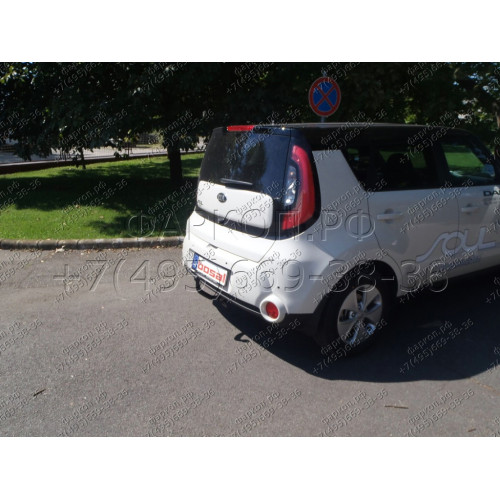 6754-A ORIS Фаркоп на Kia Soul 2014-2019. Необходима подрезка бампера. Тип шара: A. Нагрузки: 1100/75 кг, масса фаркопа 16,8 кг (без электрики в комплекте)