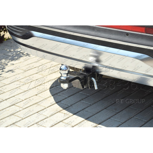 HSF-21-991122.00 PT GROUP Фаркоп на Hyundai Santa Fe IV рестайлинг 2021-2023, Kia Sorento 2020-2024 без подрезки бампера. Тип шара: E (легкосъемный шар под квадрат). Нагрузки: 2800/100 кг, масса фаркопа 16,9 кг (без электрики в комплекте)