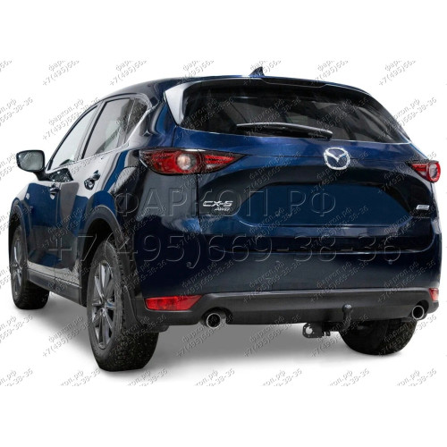 F.3811.001 BERG Фаркоп на Mazda CX-5 2011-2017, 2017-2025 без снятия и подрезки бампера. Тип шара: A. Нагрузки: 1500/75 кг, масса фаркопа 16,5 кг (без электрики в комплекте)