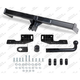 F.3811.001 BERG Фаркоп на Mazda CX-5 2011-2017, 2017-2025 без снятия и подрезки бампера. Тип шара: A. Нагрузки: 1500/75 кг, масса фаркопа 16,5 кг (без электрики в комплек