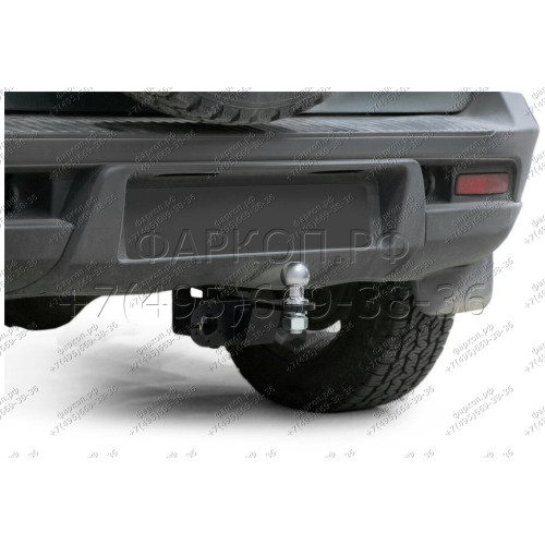 F.6016.004 BERG Фаркоп на Lada Niva Travel 2021-, Chevrolet Niva 2002-2020, Lada Niva 2020-2021 без снятия и подрезки бампера. Тип шара: E. Нагрузки: 1200/75 кг, масса фаркопа 15 кг (без электрики в комплекте)