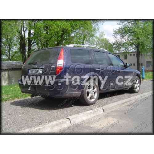 F-263 STEINHOF Фаркоп на Ford Mondeo универсал 10/2000-06/2007. Требуется подрезка бампера. Тип шара: A. Нагрузки: 2000/80 кг, масса фаркопа 20,5 кг (без электрики в комплекте)