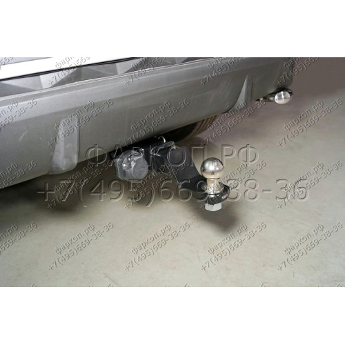 TCU00283 ТСС Фаркоп на Hyundai Tucson 2021- без подрезки бампера. Тип шара: E (шаровый узел под американский квадрат). Нагрузки: 1500/100 кг
