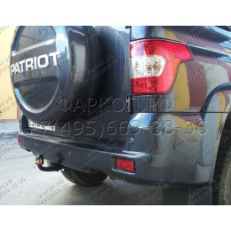 UAZ-04 AVTOS Фаркоп на УАЗ 3163 Патриот 2005-2015, 2015- без снятия и подрезки бампера. Тип шара: A. Нагрузки: 1500/100 кг, масса фаркопа 10,7 кг (электрика в компле