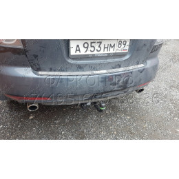 M307-A Лидер-плюс ТСУ для Mazda CX-7 2007-2012 без выреза бампера. Нагрузки: 1500/75 кг, масса фаркопа 17,76 кг (без электрики в комплекте)