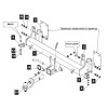 03907732 TOWRUS Фаркоп на BMW X5 G05 2018-, BMW X6 G06 2019-, BMW X7 G07 2019- без выреза в бампере. Тип шара: EA (E с антистуком). Нагрузки: 3500/140 кг, масса фаркопа 23,4 кг (без электрики в комплекте)