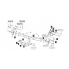10387712 BALTEX Фаркоп на Kia Sorento Prime 2015-2020, Hyundai Santa Fe 2018-2021. Невидимая подрезка бампера. Тип шара: A. Нагрузки: 2000/100 кг, масса фаркопа 19 кг (без электрики в комплекте)