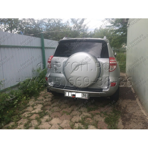 3043-A ORIS Фаркоп на Toyota RAV4 2006-2013 без выреза в бампере. Тип шара: A. Нагрузки: 1500/100 кг, масса фаркопа 25,4 кг (без электрики в комплекте)