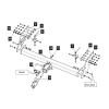 149346 TOWRUS Фаркоп на Mitsubishi L200 2006-2015, 2015-2023 без выреза в бампере. Тип шара: EA (E с антистуком). Нагрузки: 3500/100 кг, масса фаркопа 33,3 кг (без электрики в комплекте)