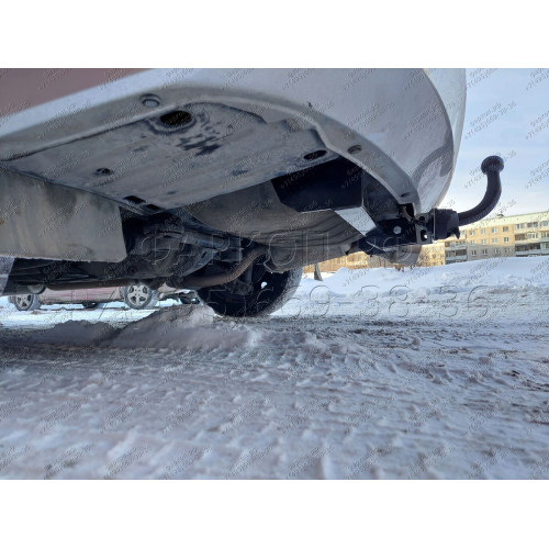 H.H03.A HALTY Фаркоп на Honda Fit Shuttle, в т.ч. Hybrid 2011-2015 без подрезки бампера. Тип шара: A. Нагрузки: 750/75 кг, масса фаркопа 15 кг