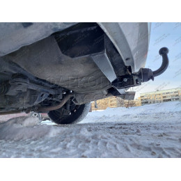 H.H03.A HALTY Фаркоп на Honda Fit Shuttle, в т.ч. Hybrid 2011-2015 без подрезки бампера. Тип шара: A. Нагрузки: 750/75 кг, масса фаркопа 15 кг