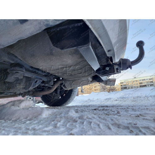 H.H03.A HALTY Фаркоп на Honda Fit Shuttle, в т.ч. Hybrid 2011-2015 без подрезки бампера. Тип шара: A. Нагрузки: 750/75 кг, масса фаркопа 15 кг