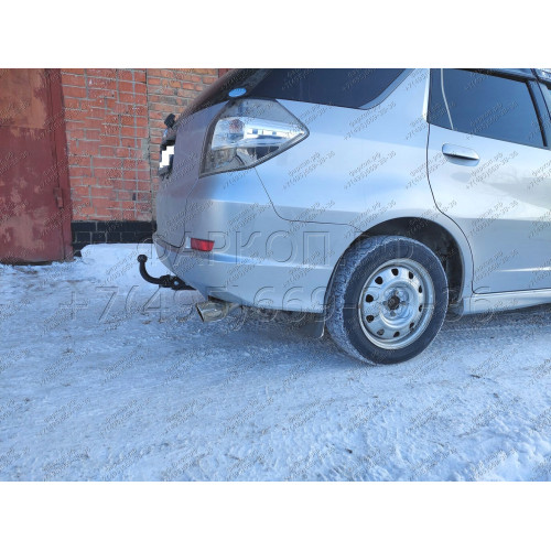 H.H03.A HALTY Фаркоп на Honda Fit Shuttle, в т.ч. Hybrid 2011-2015 без подрезки бампера. Тип шара: A. Нагрузки: 750/75 кг, масса фаркопа 15 кг