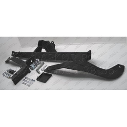 MCX-11-991122.00 PT GROUP Фаркоп на Mazda CX-5 2011-2017, 2017-2025 без подрезки бампера. Тип шара: E (легкосъемный шар под квадрат). Нагрузки: 2500/100 кг, масса фаркопа 19,2