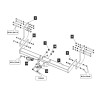 269078 BALTEX Фаркоп на Volkswagen Crafter со ступенькой 2006-2017, Mercedes Sprinter со ступенькой 2006-2018, 2018- без снятия и выреза бампера. Тип шара: F. Нагрузки: 3500/140 кг, масса фаркопа 29,6 кг (без электрики в комплекте)