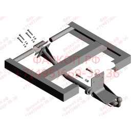 2705 Трейлер Фаркоп для ГАЗ 2705, ГАЗ 2705 КОМБИ, ГАЗ 3221 (автобус, фургон цельнометаллический) без снятия и подрезки бампера. Тип шара: H (сварной). Н