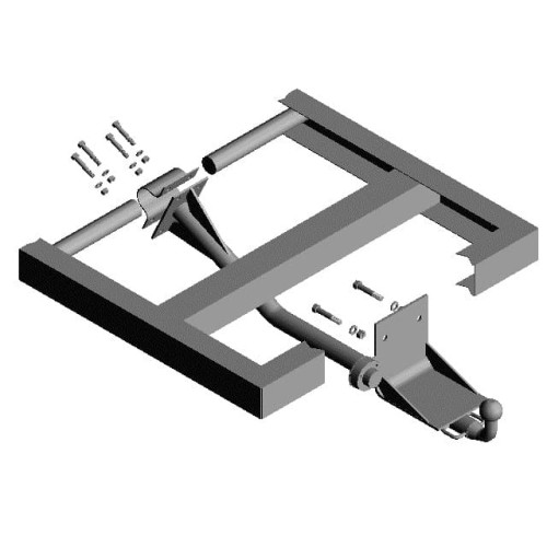 2705 Трейлер Фаркоп для ГАЗ 2705, ГАЗ 2705 КОМБИ, ГАЗ 3221 (автобус, фургон цельнометаллический) без снятия и подрезки бампера. Тип шара: H (сварной). Нагрузки: 1000/50 кг, масса фаркопа 9 кг (без электрики в комплекте)