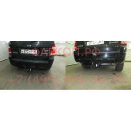 3963-A ORIS Фаркоп на Ford Escape 4x4 2008-2012, Mazda Tribute 2007-2011, Ford Maverick 2007-2012 без выреза в бампере. Тип шара: A. Нагрузки: 1500/75 кг, масса фаркопа 19 кг (без электрик