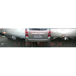 4235-A ORIS Фаркоп на Hyundai Tucson 2004-2010, Kia Sportage 2005-2010. Необходима подрезка бампера. Тип шара: A. Нагрузки: 1500/75 кг, масса фаркопа 23,9 кг (без электрики в к